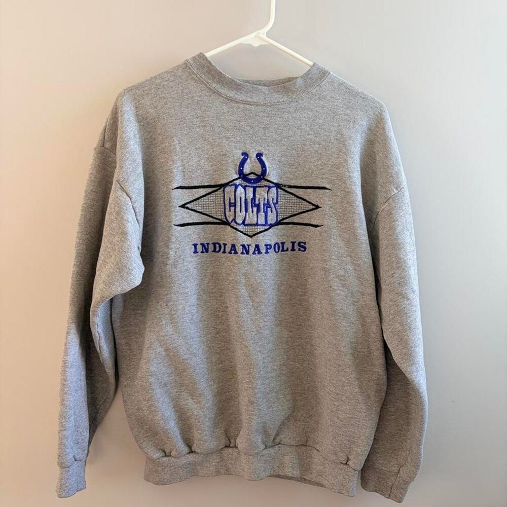 Vintage 90s Indianapolis Colts grey crewneck #NFL #sportswear #indianapolis